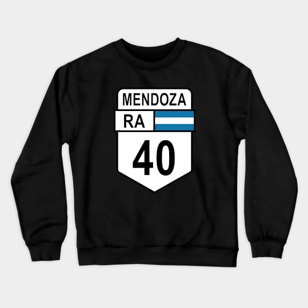 Ruta 40 Mendoza Crewneck Sweatshirt by Cerealbox Labs